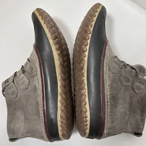 Sorel Out N About Womens 10 Ankle Boots Duck Boot Rubber Waterproof Gray thumbnail 6