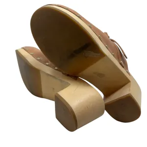 Loeffler Randall‎ Roberta Low-Heel Clogs Cognac Leather Brown Tan Size 5.5 thumbnail 14