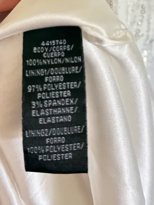ML Monique Lhuillier Sequin Tie Shoulder Bridal Dress thumbnail 6