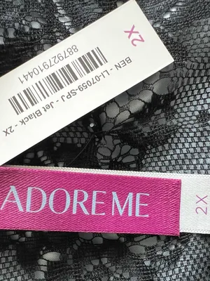 Adore Me Black Lace Back Camisole Size 2X thumbnail 5