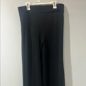 Aerie Women's Black Stretch Ribbed Pants Sz XL thumbnail 4