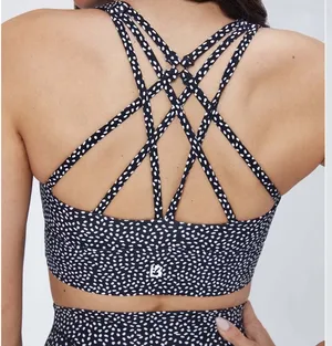 Buffbunny Revolution Sports Bra - Onyx Bossy Print thumbnail 2