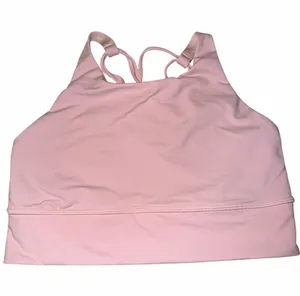 lululemon athletica Light Pink High-Neck Sports Bra thumbnail 1