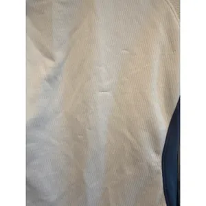 The North Face Womens Large Grid Fleece Jacket White Blue Full Zip Outdoor thumbnail 9