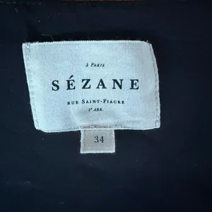 Sézane Lianne Square Neck Mini Dress in Black Size 34/2/XS thumbnail 7