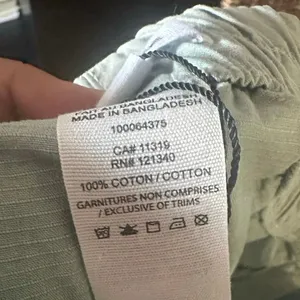 Garage Sage Green Casual Cool Relaxed Fit Shorts Elastic Waist Size S thumbnail 7