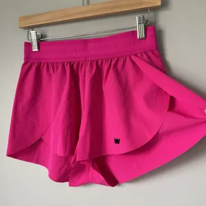 SHEFIT Athletic Athleisure Running Workout Shorts Hot Pink Women's Size Small thumbnail 5