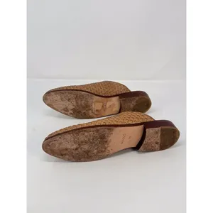 Nisolo Ama Womens Sandals Brown Leather Woven Mule Slip On Slide Boho US 7.5 thumbnail 5