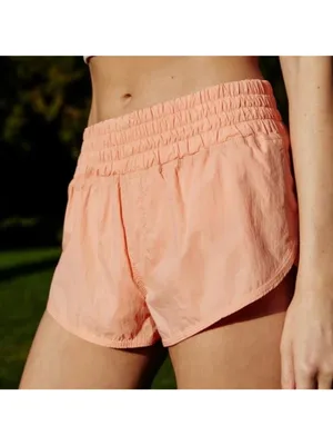 Free People Namaslay Shorts Size Large Pink Lined Athletic Dolphin Sporty‎ Chic thumbnail 8