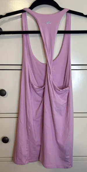 ALO yoga Tank top Pink Size XS thumbnail 1