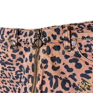 We The Free by Free People “Zip It Up” Leopard Print Mini Skirt – Size 26 thumbnail 4