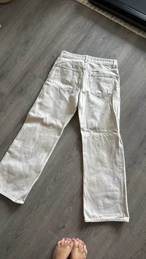 H&M Light Tan Jeans thumbnail 4