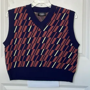 Cider Crop Sweater Vest Academia thumbnail 1