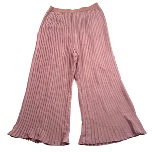 Matilda Jane‎ Curtain Call Wide Leg Pants Womens Medium Pink Accordion Elastic thumbnail 1