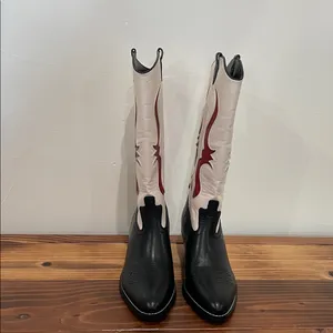 Nine West Cwyft Western Boots Faux Leather Size 9M NEW! thumbnail 7