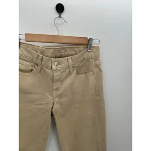 Ralph Lauren Khaki Straight Leg Pants Cotton Stretch Tan‎ Women Size 26 thumbnail 5