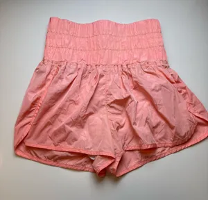 Free People Movement The Way Home Shorts Coral‎ Size Small thumbnail 1
