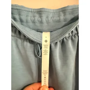 Lululemon Softstreme High-Rise Straight-Leg Pant Womens 6 Utility Blue‎ Lounge thumbnail 3