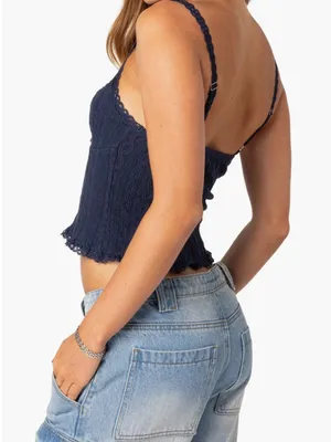 Edikted blue tank top thumbnail 6