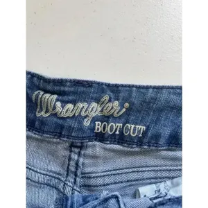 Women's Wrangler Bootcut Jeans -‎ Size 9- Blue EUC thumbnail 9