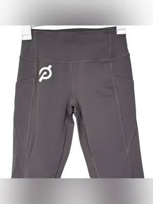 Peloton Essential Tulip Together We Go Far Gray Athletic Leggings Size Small thumbnail 2