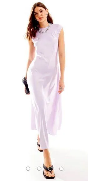 Nwot Bardot open back satin dress thumbnail 1