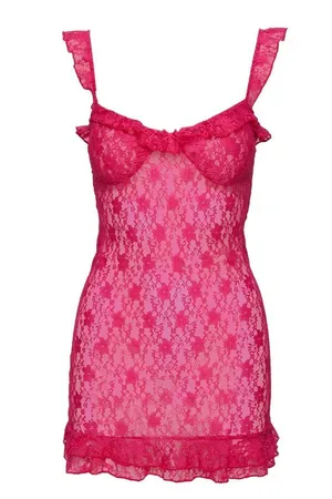 Princess Polly Channing Lace Mini Dress thumbnail 3