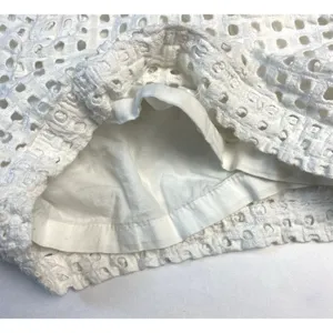 Vintage GAP 3" City Shorts Size 6 Eyelet White‎ Lined Pockets Coastal Summer thumbnail 4