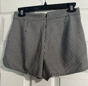 Brandy Melville Black and white gingham shorts are a size Small/JK. thumbnail 2