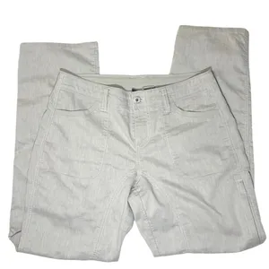 KÜHL Cabo UPF 50+ Sun Gray Linen Blend Hiking PNW Granola Gorpcore Size 8 Short thumbnail 2