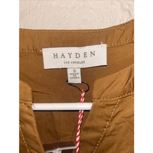 Hayden Los Angeles Mandarin Collar Button-down Front and Flared Sleeves Size S thumbnail 2