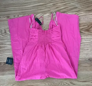 Lulus Pink Linen Jumpsuit thumbnail 3