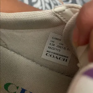 Coach Clip Low Top Sneaker In Rainbow Signature Canvas 6.5 thumbnail 8