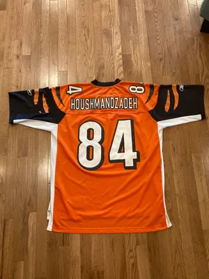 Cincinnati Bengals TJ Houshmandzadeh Athletic Reebok Y2K Orange NFL Jersey thumbnail 2