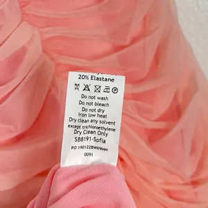 HOUSE OF CB Sofia Strapless Ruched Gown in Fairy Pink Size Large thumbnail 9