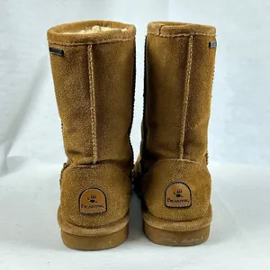 Bearpaw Suede Pull On Winter Boots Women's‎ Size 8 Brown Cozy Comfort thumbnail 6