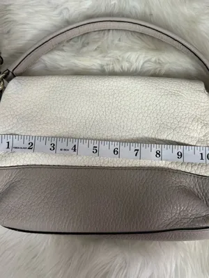 Kate Spade Southport Avenue Maria Crossbody Leather Bag Ivory Taupe thumbnail 3