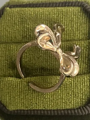 Gorgeous Golden Bow Adjustable Ring Size 6 thumbnail 3