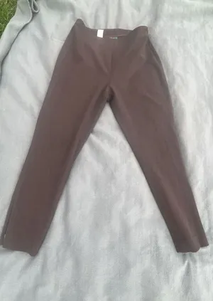 Lauren Ralph Lauren Petite Brown Pull-On Stretch Pants Size 8P thumbnail 2