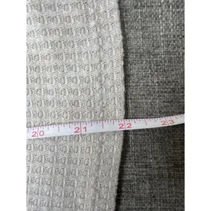 Lovely Melody Womens Beige Waffle Knit Peplum Button Top Size M Oversized thumbnail 7