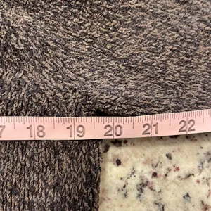 J Jill Women's Gray Brown Speckled Knit Quarter Zip Mock‎ Neck Sweater Small thumbnail 6