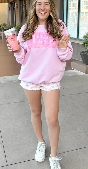 Blessed crewneck Pink Size L thumbnail 4