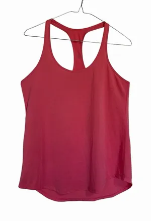 Lululemon Pink Racerback Athletic Tank Top Womens‎ Size 4 Scoop Neck Activewear thumbnail 1