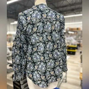 By Anthropologie Henley Peasant Blouse S thumbnail 8