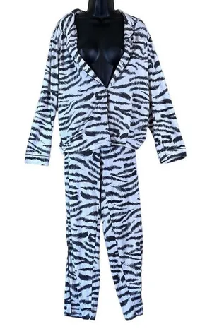 Flora Nikrooz Women’s Zebra Print Pajama Set thumbnail 1