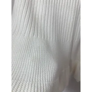 NWT Free People Fall Preppy Heritage Cream Sweater Knit Rib Flare Ruffle Skirt thumbnail 8