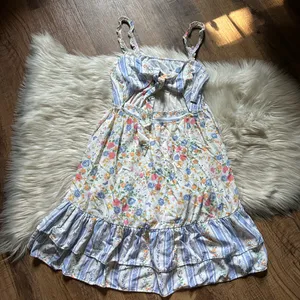 ANTHROPOLOGIE Maaji Backyard Spell Cutout Floral Reversible Mini Dress thumbnail 5