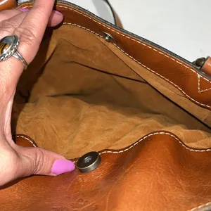 Patricia Nash Tooled Leather Poppy Tote Western, Boho, cowgirl thumbnail 10