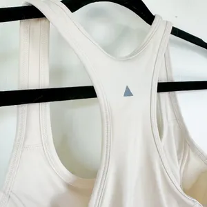 Balance | Vitality Roam Crop Athletic Tank Top in Ivory‎ White Size XSmall thumbnail 6