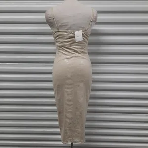 Forever 21 Bodycon Stretch Knit Midi Dress Womens Small Croc Print Date Night thumbnail 4